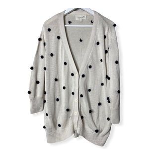 The Great Pom Pom Knit Cardigan size 3 (large)